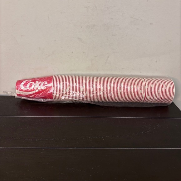 Vintage Coca-Cola Paper Cups | Qty 87 | Red White Logo | Sodapop Memorabilia - Picture 5 of 6